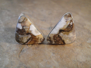 Wild Horse Turquoise Clip Earrings