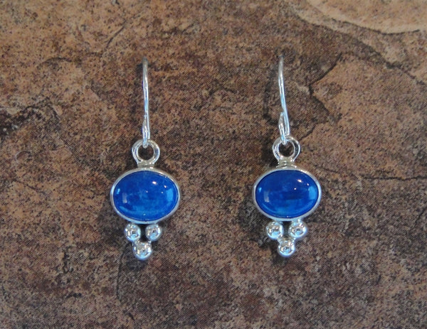 Lapis Lazuli French Hook Earrings