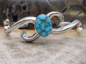 Beautiful Blue Turquoise Cuff Bracelet