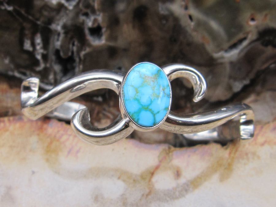 Beautiful Blue Turquoise Cuff Bracelet