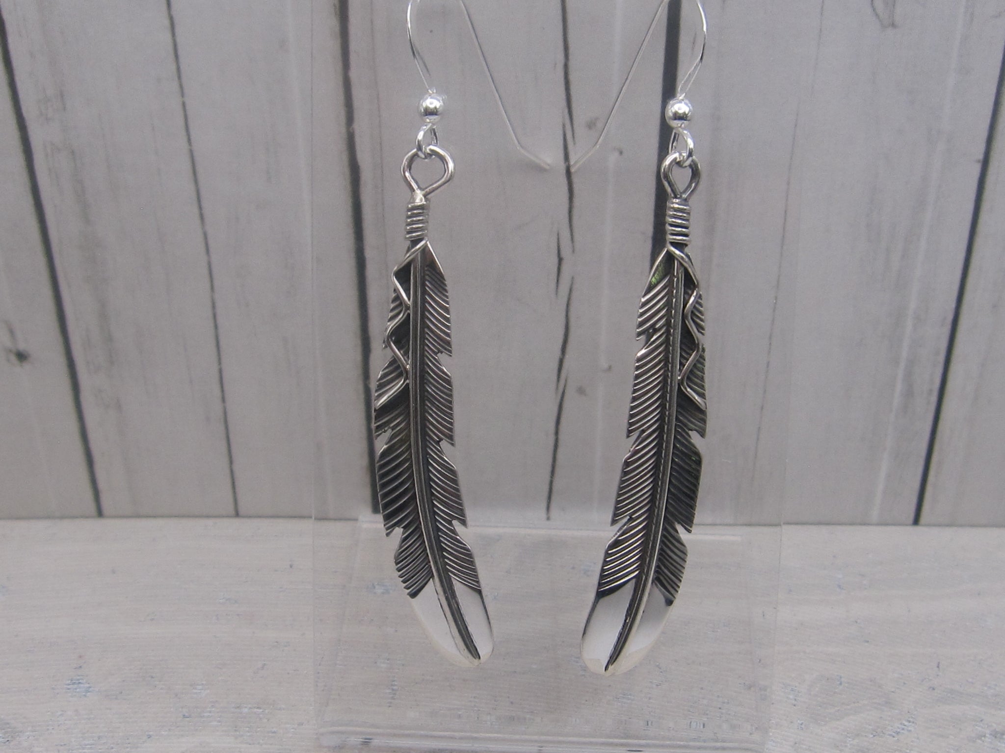 Feather Earrings – Douglas Reynolds Gallery