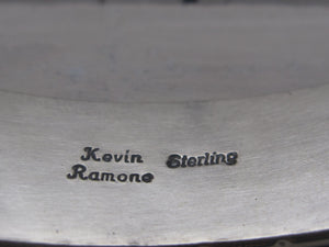 Hand Stamped Sterling Silver Size 7 1/2 Cuff Bracelet