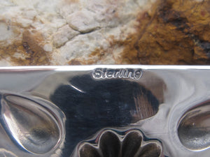 Sterling Silver Repousse or Bump Out Pendant