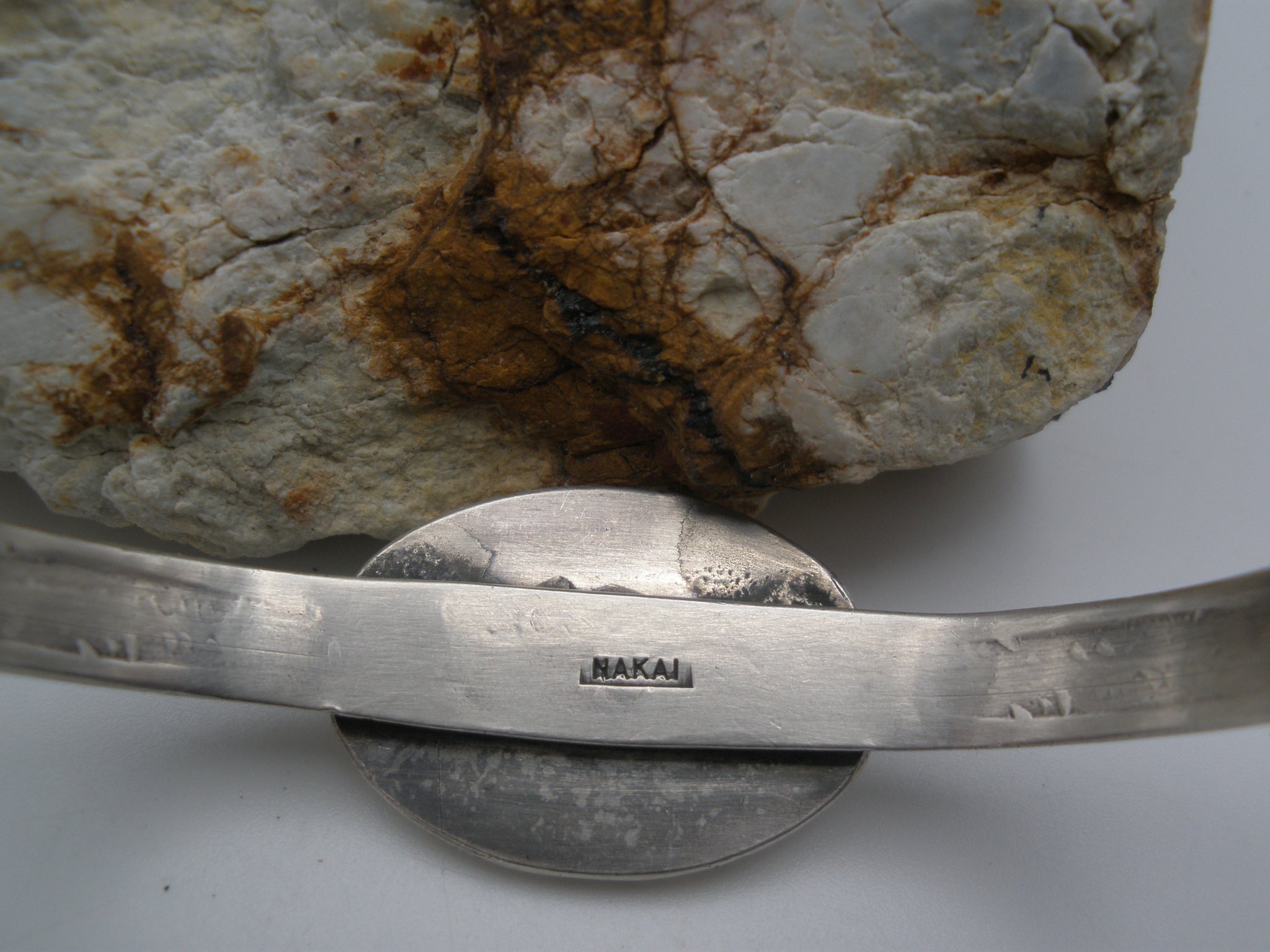 Vintage Nakai Shadowbox Coral Cuff Bracelet