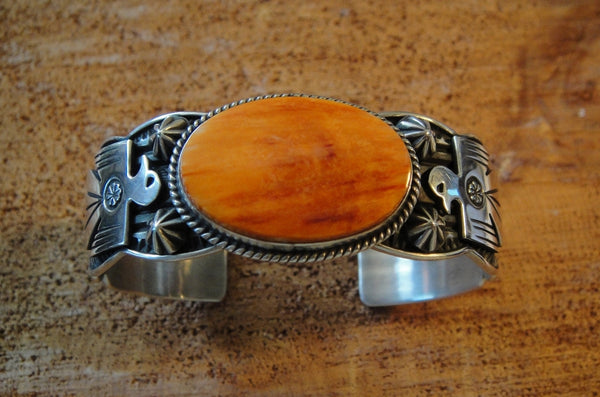 Spiny Oyster Sterling Silver Bracelet