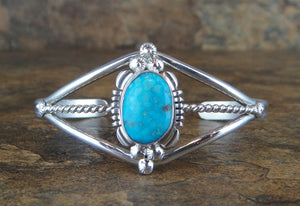 Turquoise Sterling Silver Cuff Bracelet