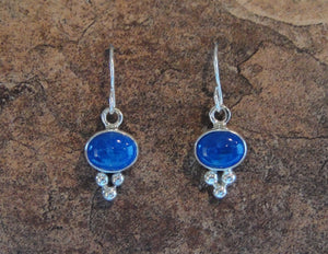 Lapis Lazuli French Hook Earrings