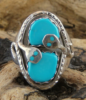 Zuni Turquoise & Sterling Silver Ring