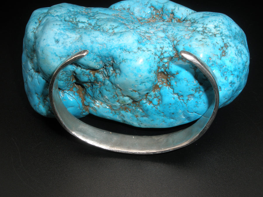 Vintage Turquoise Chip Inlay Cuff Bracelet