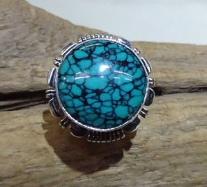 Navajo Turquoise Sterling Silver Ring