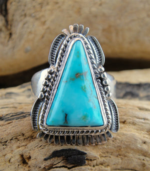 Candelaria Turquoise Triangle Ring