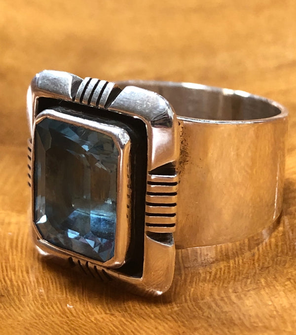 Blue Topaz Ring