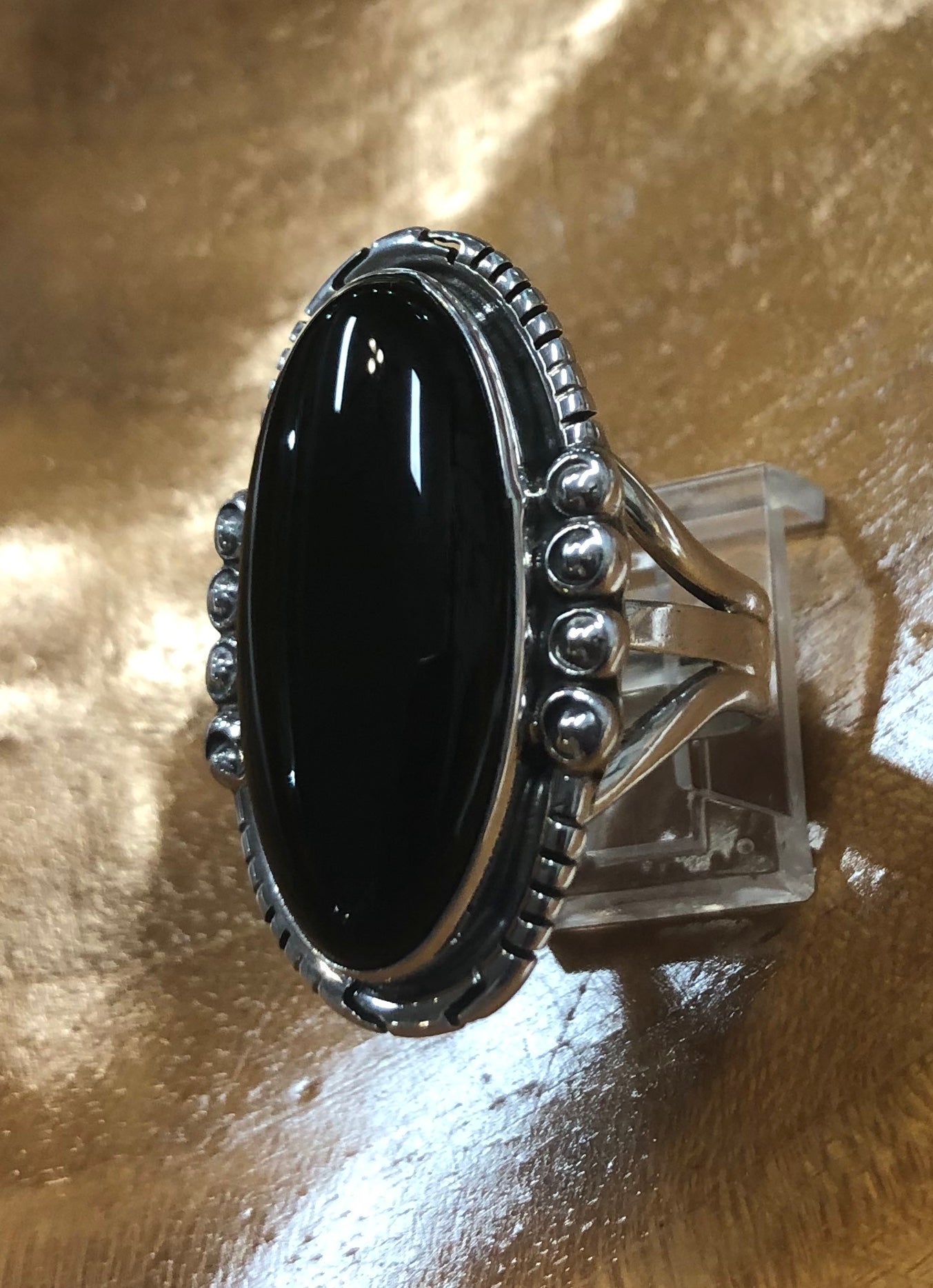 Buy Black Onyx Ring, 925 Sterling Silver, 10x30mm Long Oval Ring, Onyx Ring,  Gemstone Ring, Statement Ring, Silver Ring, Black Onyx Jewelry Gift Online  in India - Etsy