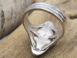 Native Amerian Made Laimar and Sterling Silver Ring