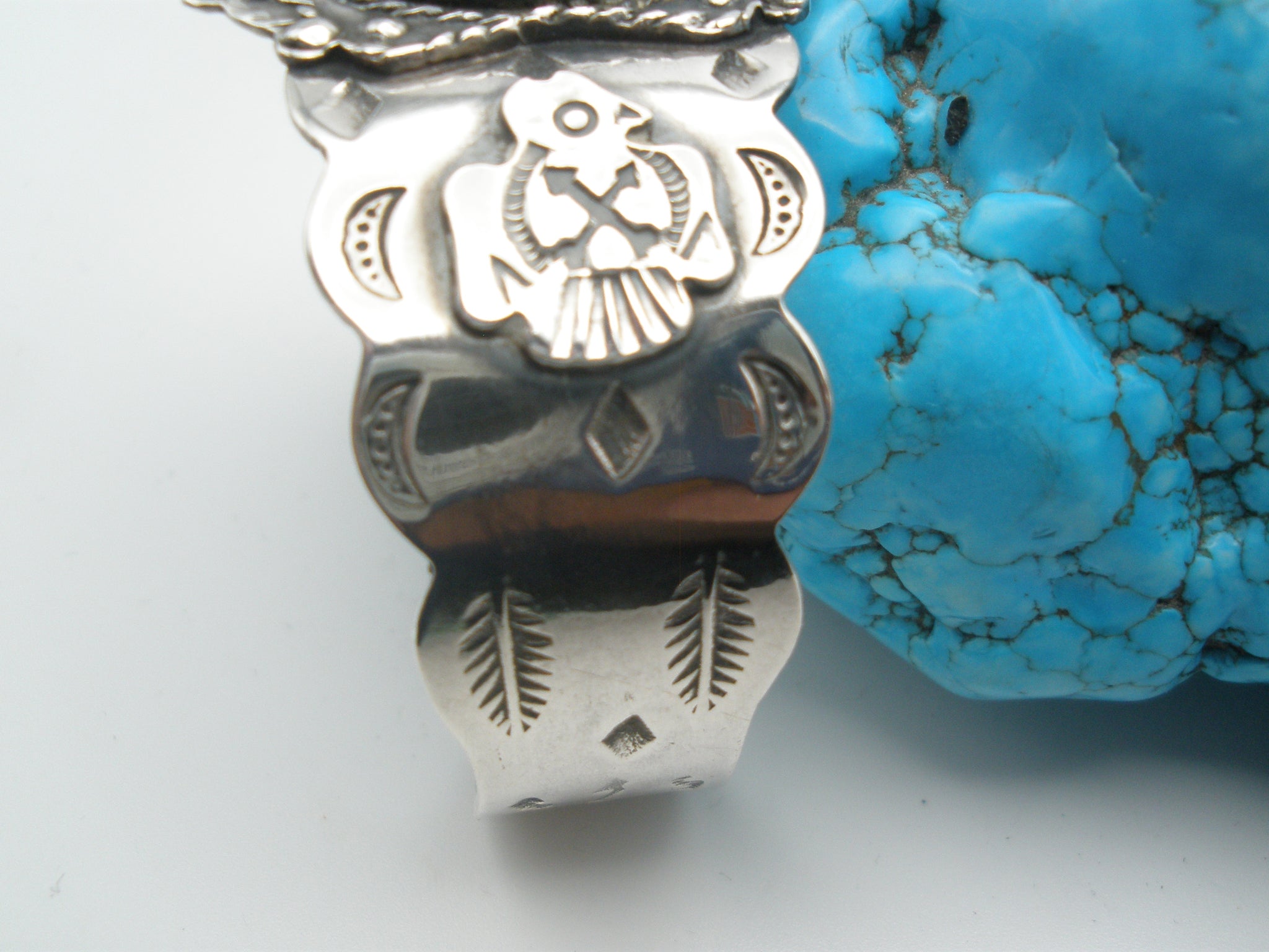 Vintage Green Turquoise Cuff Bracelet